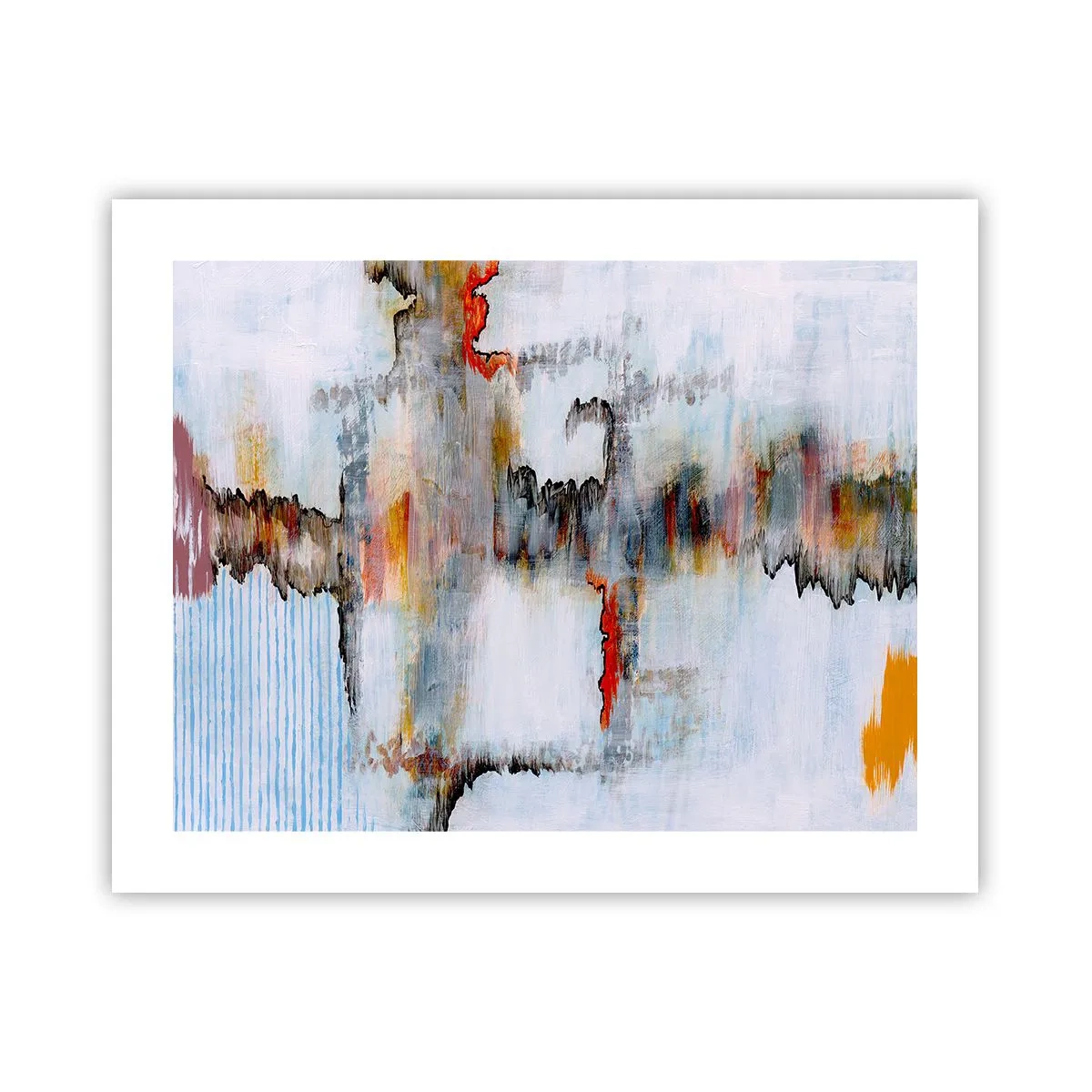 Affiche - Poster - Un bâton sur l'eau - 50x40 cm