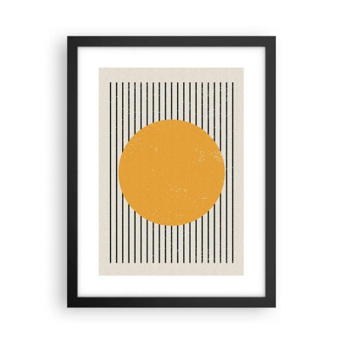 Affiche dans un cadre noir - Poster - Le pouvoir de la simplicité - 30x40 cm