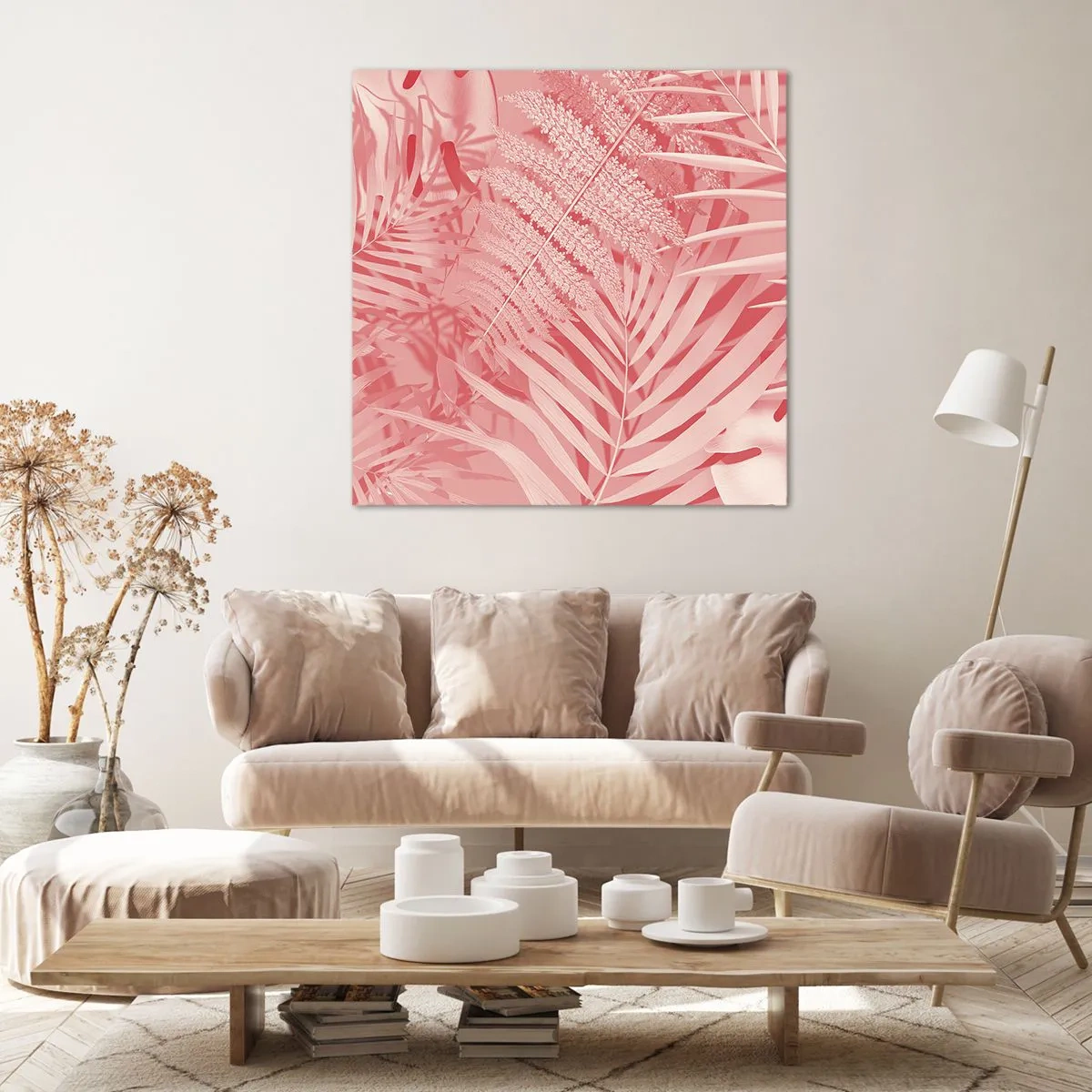 Impression sur toile - Image sur toile - Concept de rose - 70x70 cm