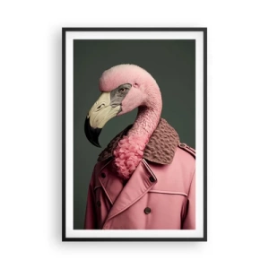 Affiche dans un cadre noir - Poster - La vraie élégance - 61x91 cm