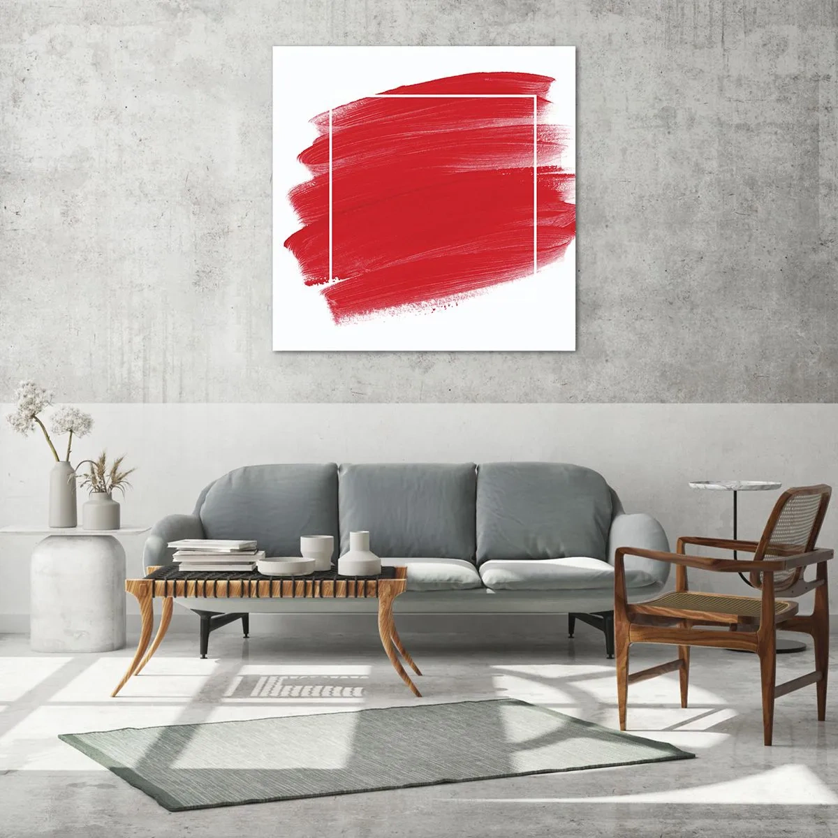 Impression sur verre - Image sur verre - En dehors du cadre - 50x50 cm