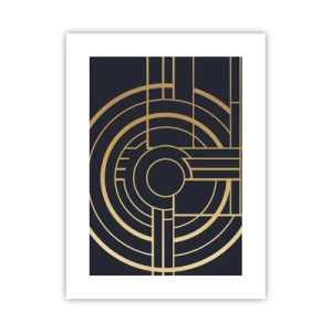 Affiche - Poster - Rotation des éléments - 30x40 cm