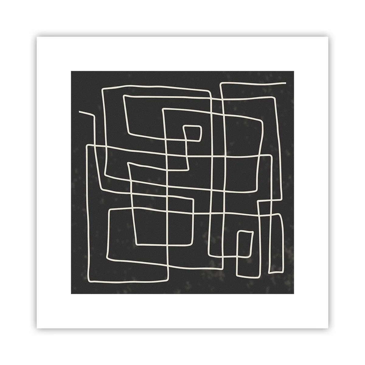 Affiche - Poster - Pas aussi simple - 30x30 cm