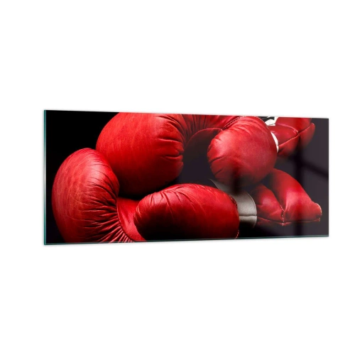 Impression sur verre - Image sur verre - Les émotions du combat sont derrière nous - 100x40 cm