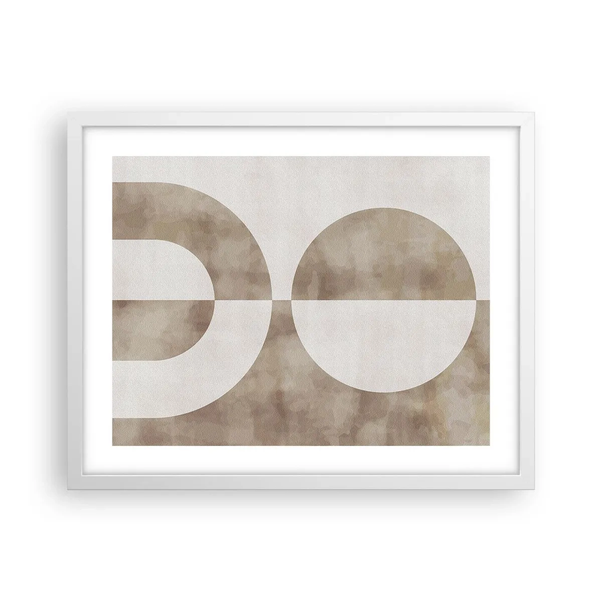 Affiche dans un cadre blanc - Poster - Similitudes et différences - 50x40 cm