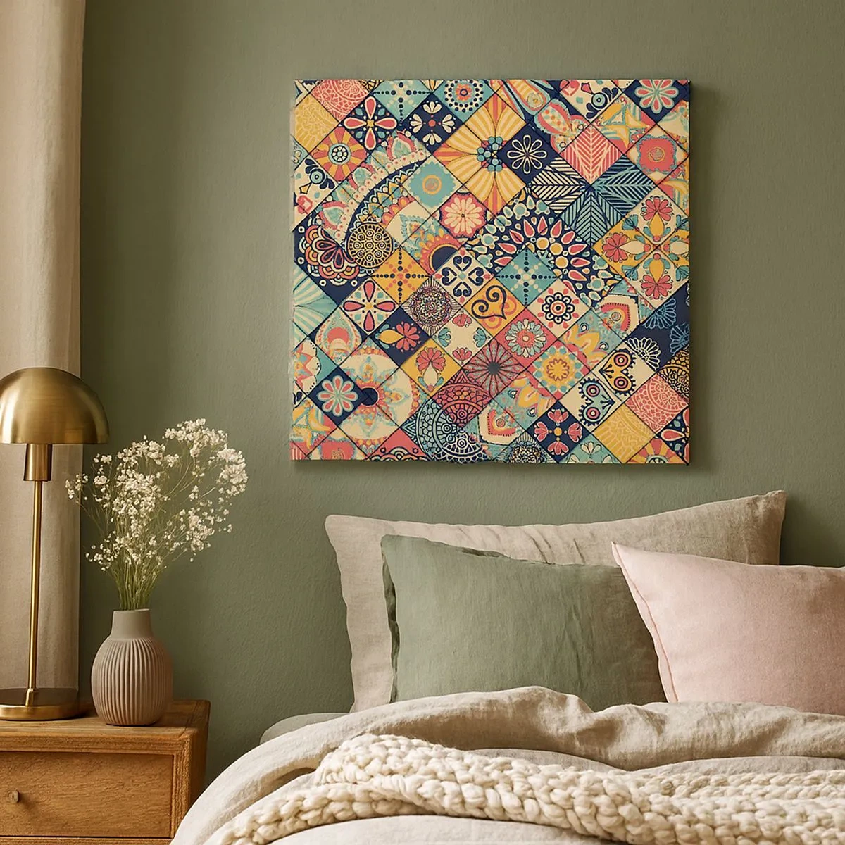 Impression sur toile - Image sur toile - Ambiance marocaine - 30x30 cm