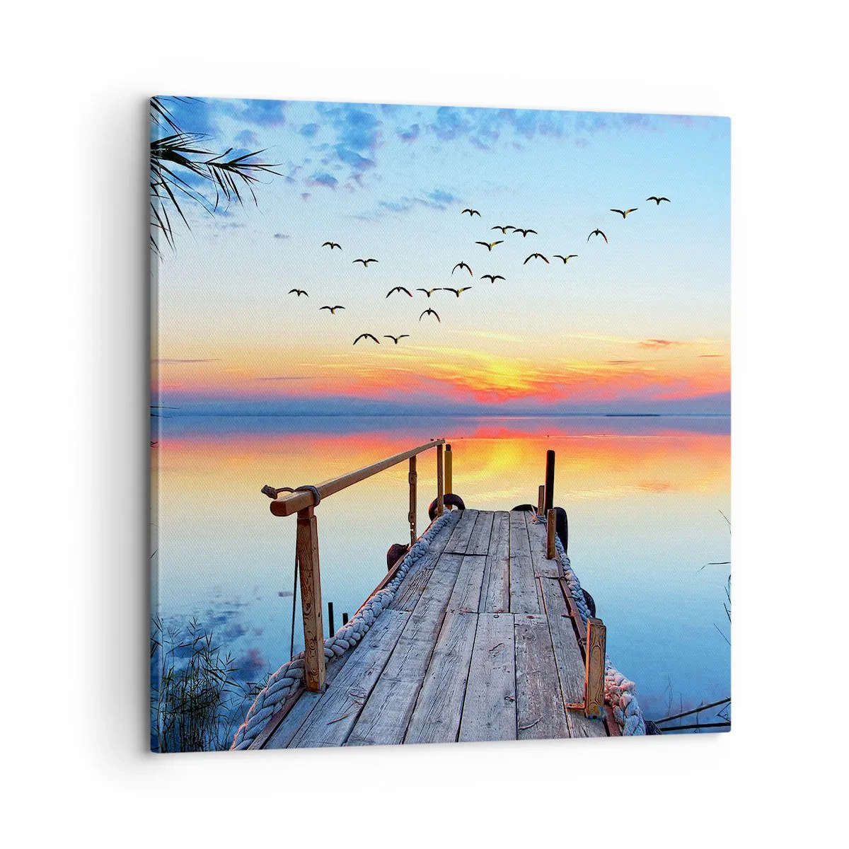 Impression sur toile - Image sur toile - Il est temps de rentrer... - 60x60 cm