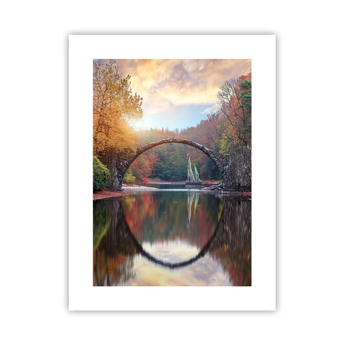 Affiche - Poster - De l'autre cote du miroir - 30x40 cm