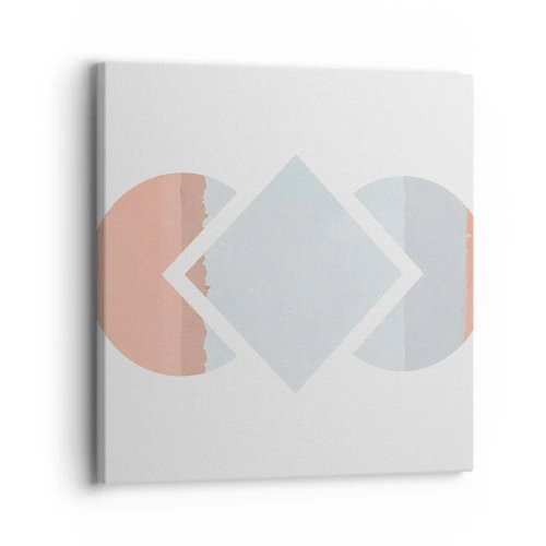 Impression sur toile - Image sur toile - La situation est clair - 30x30 cm