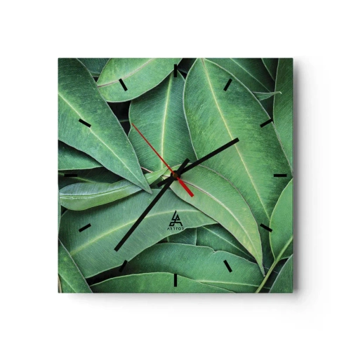 Horloge murale - Pendule murale - Juteux et frais - 40x40 cm