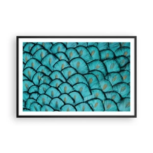 Affiche dans un cadre noir - Poster - Le grand gala des plumes - 91x61 cm