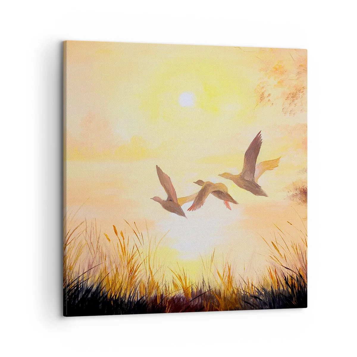 Impression sur toile - Image sur toile - Le début d'un long voyage - 50x50 cm