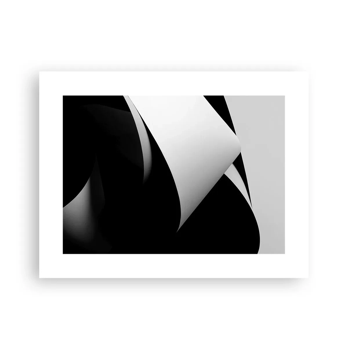 Affiche - Poster - Plans de lumière venus des profondeurs de l'ombre - 40x30 cm