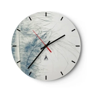Horloge murale - Pendule murale - Les sept natures - 40x40 cm