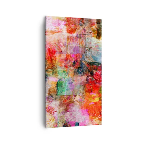 Impression sur toile - Image sur toile - Un voyage à travers les roses - 45x80 cm