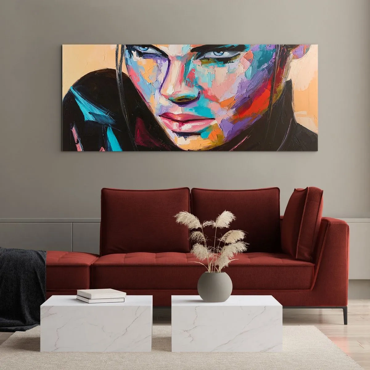 Impression sur verre - Image sur verre - Le coeur sauvageon - 90x30 cm