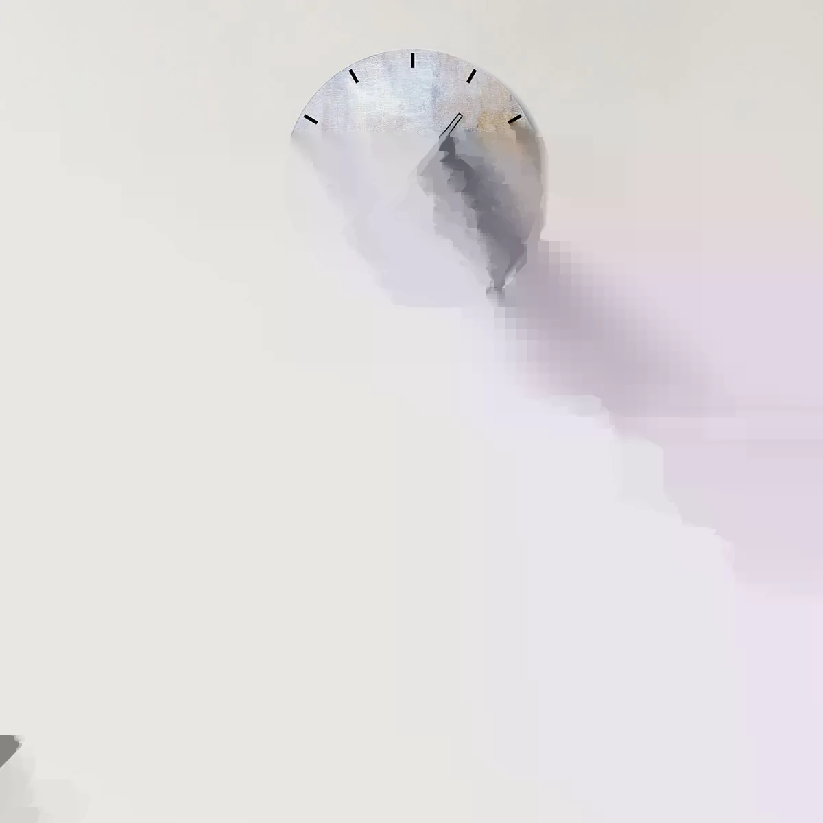 Horloge murale - Pendule murale - Tonalités et accords de couleur - 40x40 cm