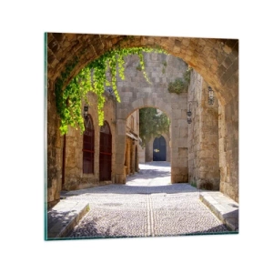 Impression sur verre - Image sur verre - Le cortège apparaîtra bientôt - 70x70 cm