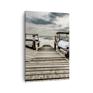 Impression sur toile - Image sur toile - Plage de minuit - 70x100 cm