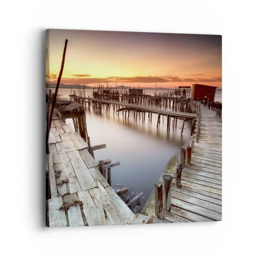 Impression sur toile - Image sur toile - Authentique, pas un attrape touristique - 40x40 cm