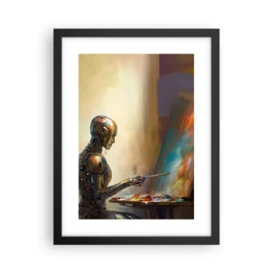 Affiche dans un cadre noir - Poster - L'art du futur - 30x40 cm