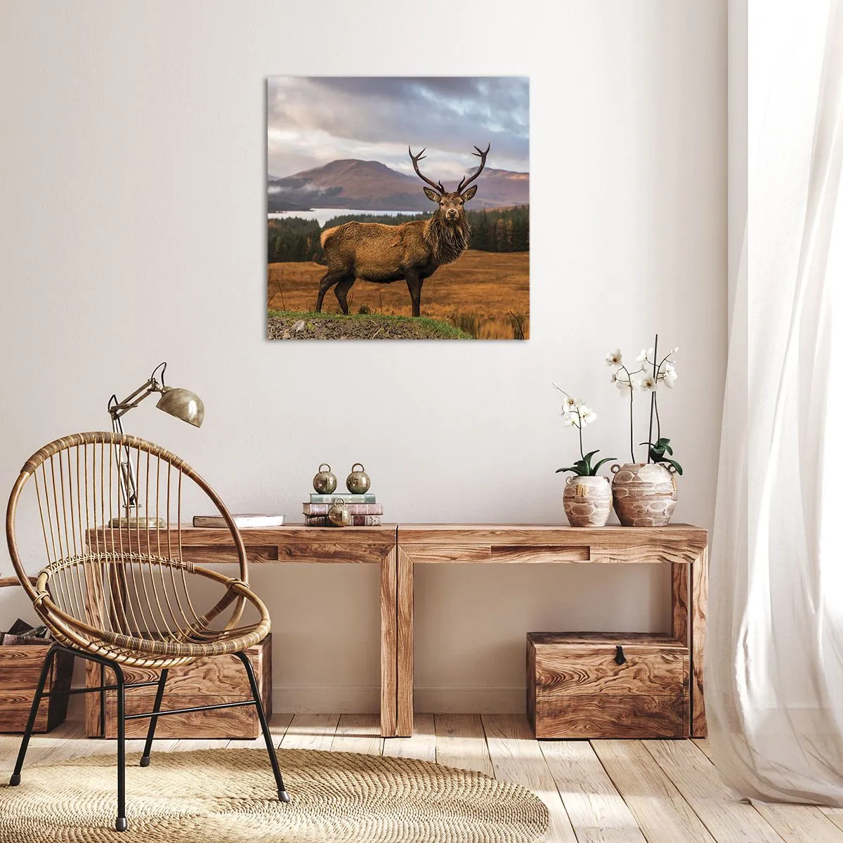 Impression sur toile - Image sur toile - Majesté de la nature - 60x60 cm