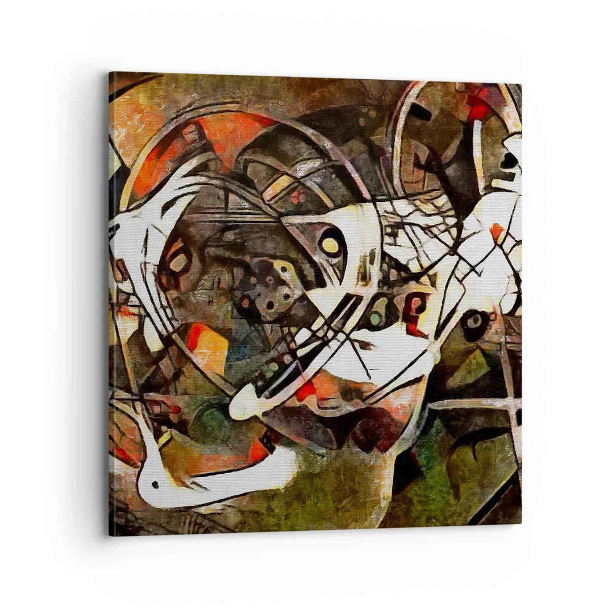 Impression sur toile - Image sur toile - Vous entendez le mouvement ? - 70x70 cm