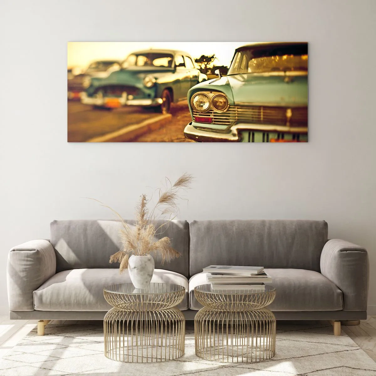 Impression sur verre - Image sur verre - Nous attendrons et verrons - 100x40 cm