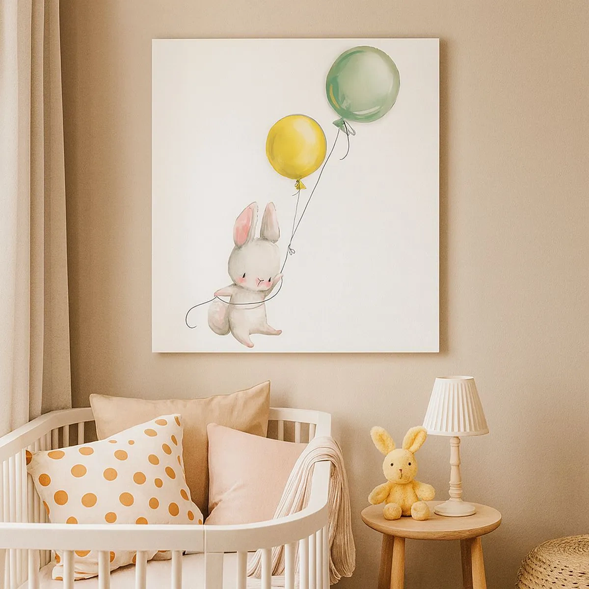 Impression sur toile - Image sur toile - Moi aussi je vole! - 30x30 cm