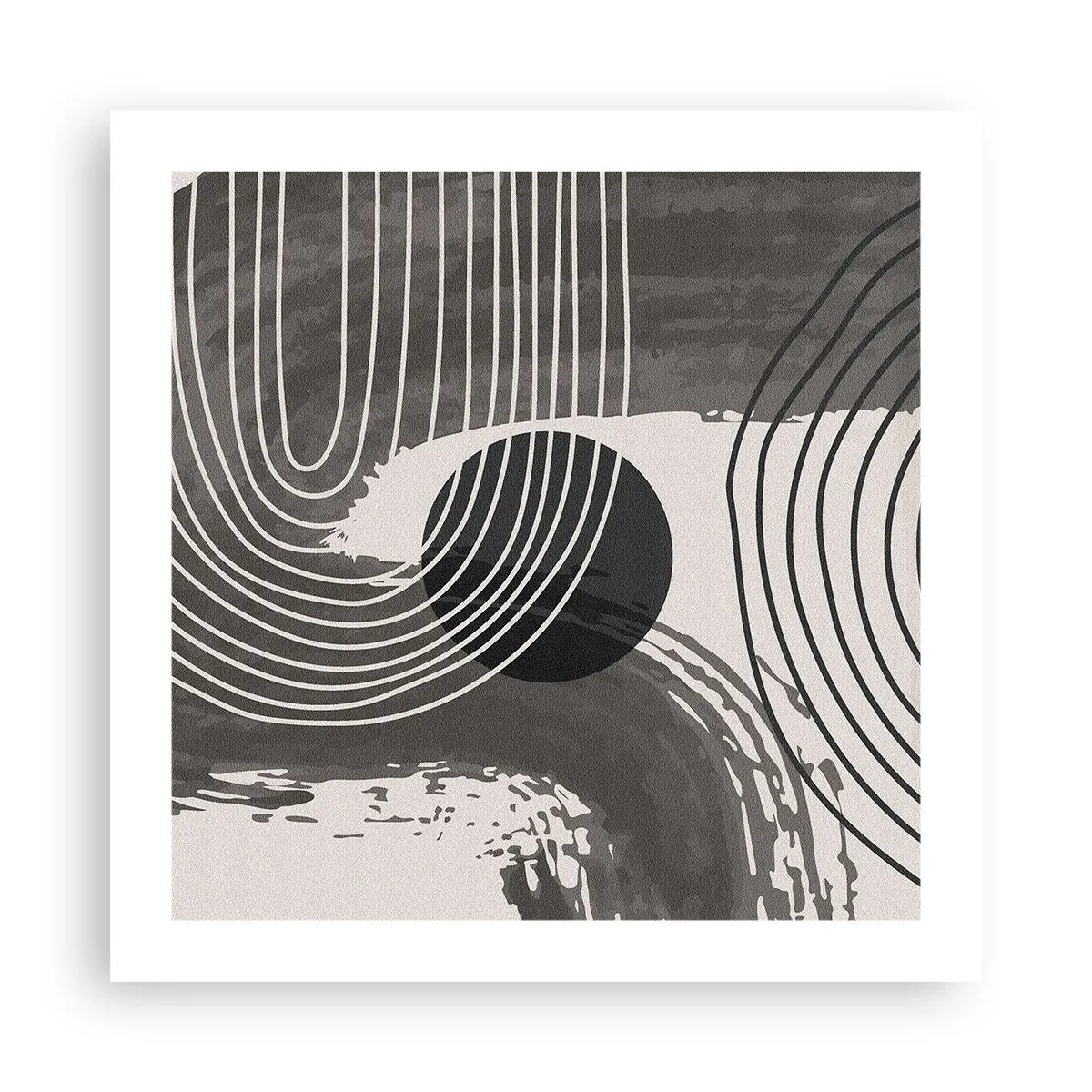 Affiche - Poster - L'ovale gagne - 50x50 cm