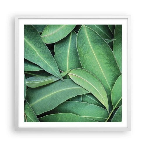 Affiche dans un cadre blanc - Poster - Juteux et frais - 60x60 cm