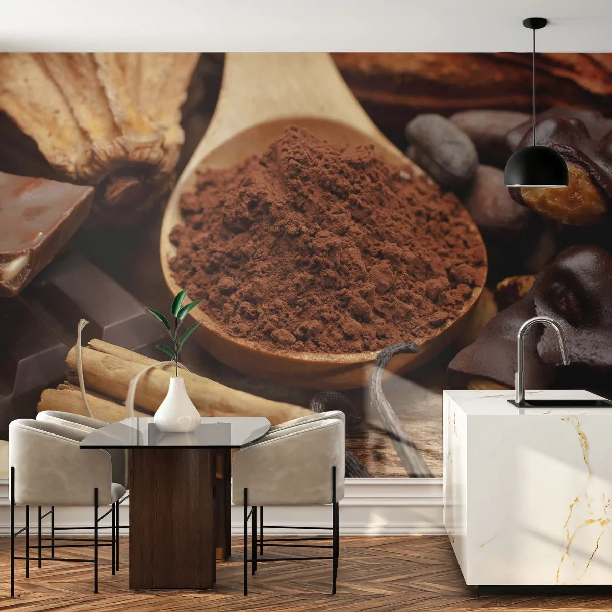 Papier Peint Photo Standard Eco - La meilleure pour les chagrins - La gastronomie, Chocolat, Café - 200x140 cm