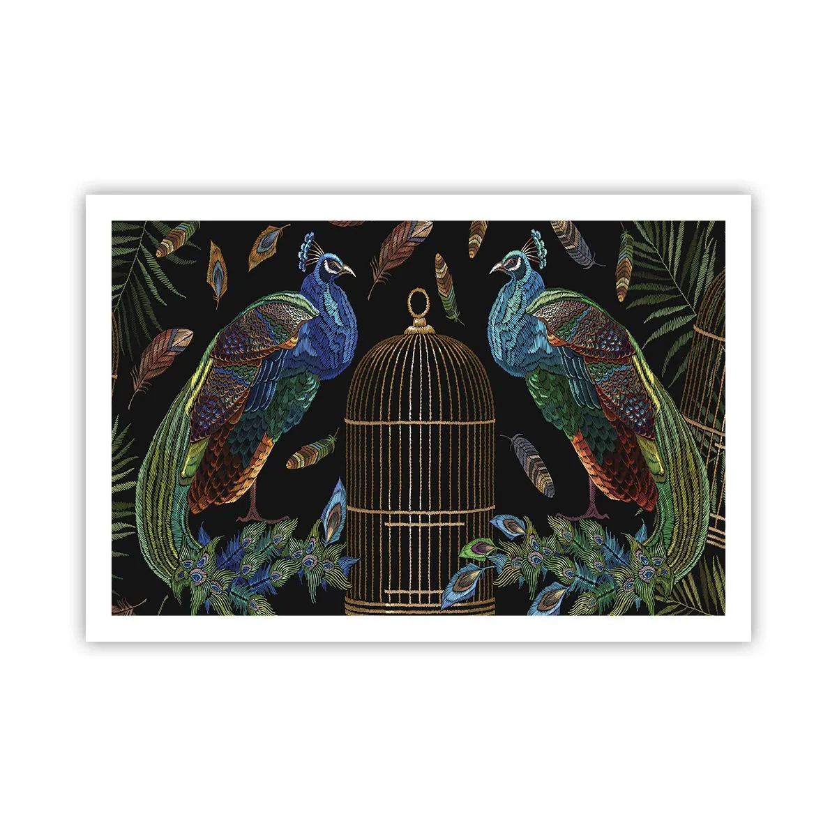 Affiche - Poster - En robes royales - 91x61 cm