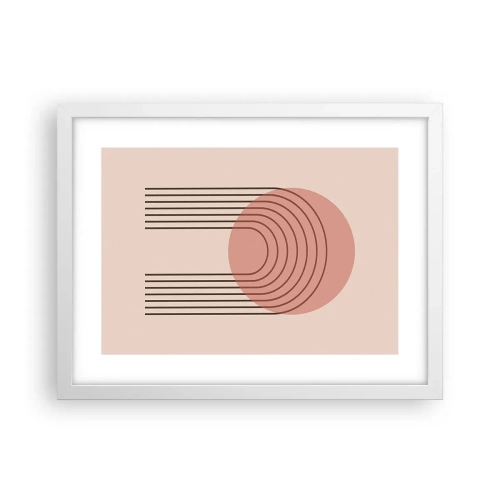 Affiche dans un cadre blanc - Poster - Attraction irrésistible - 40x30 cm