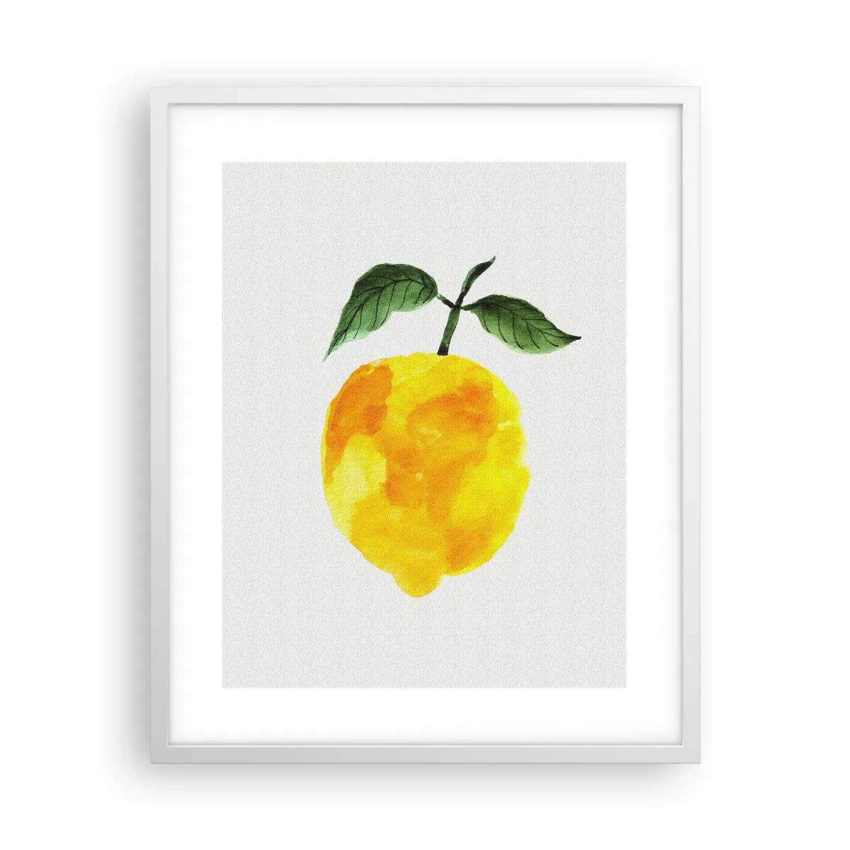 Affiche dans un cadre blanc - Poster - Comment reconnaitre le goût du soleil - 40x50 cm