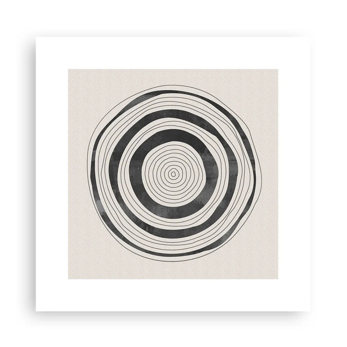 Affiche - Poster - Ce qui est important c'est ce qu'il y a entre les deux - 30x30 cm