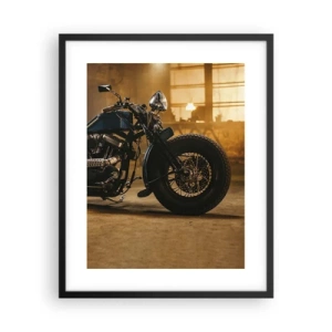 Affiche dans un cadre noir - Poster - Je peux tout - 40x50 cm