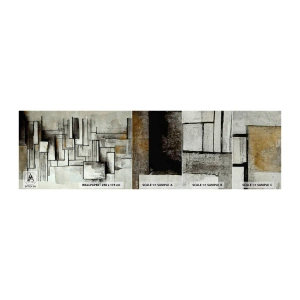 Échantillon de Papier Peint Premium Canvas - Le pouvoir de la simplicité - Morceau, Vieilli, Tirets - 100x30 cm