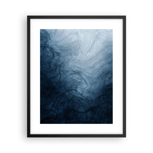 Affiche dans un cadre noir - Poster - Atteindre en profondeur - 40x50 cm