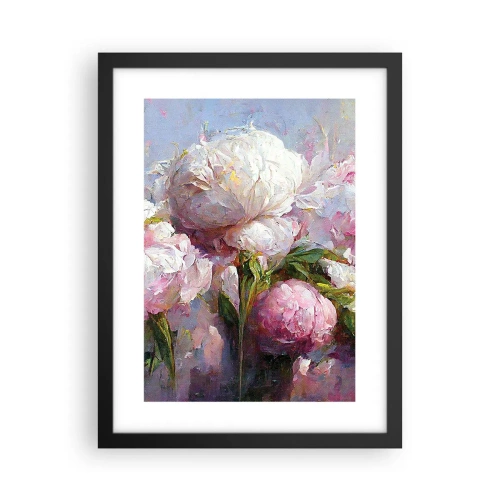 Affiche dans un cadre noir - Poster - Un bouquet plein de vie - 30x40 cm