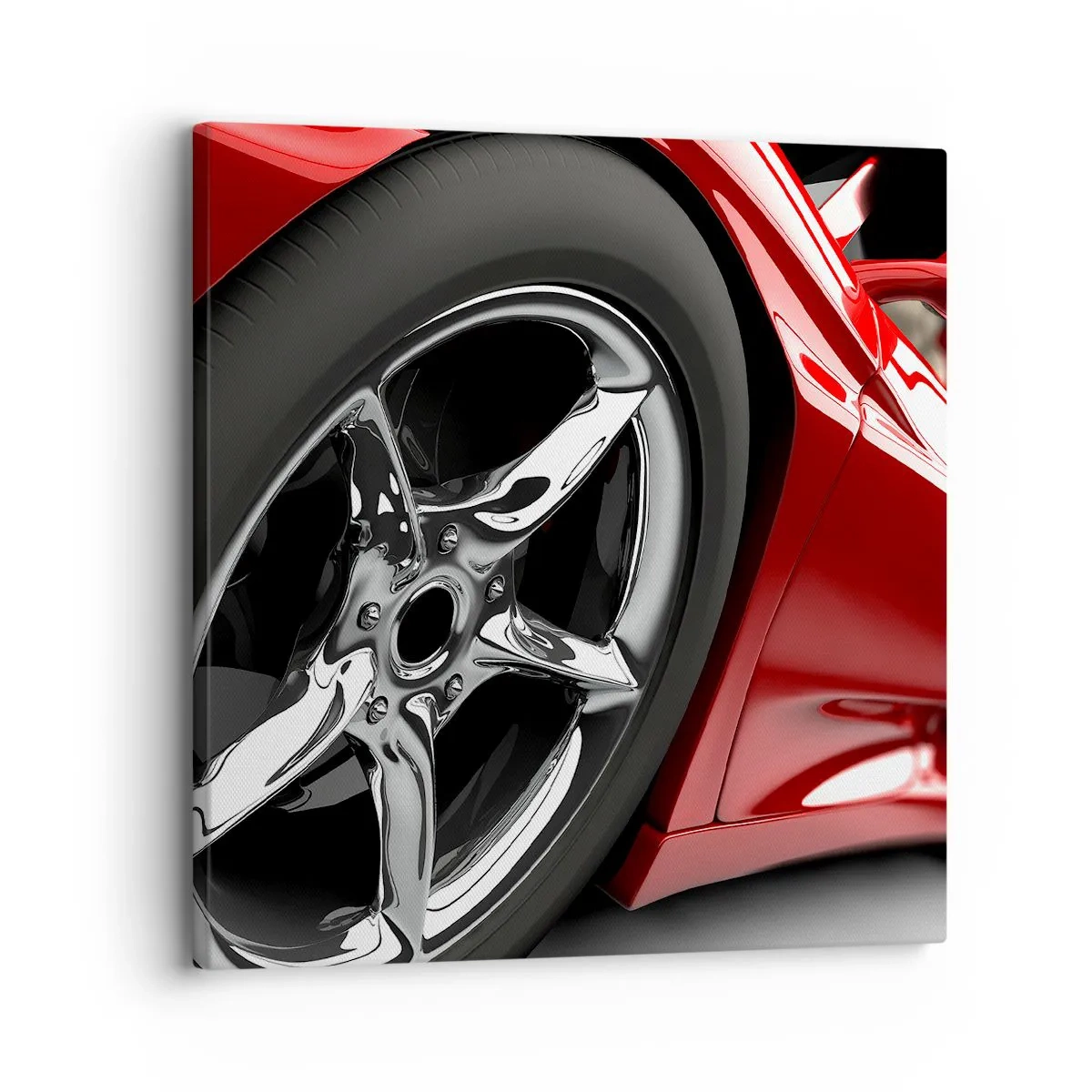 Impression sur toile - Image sur toile - Conçu pour la vitesse - 30x30 cm