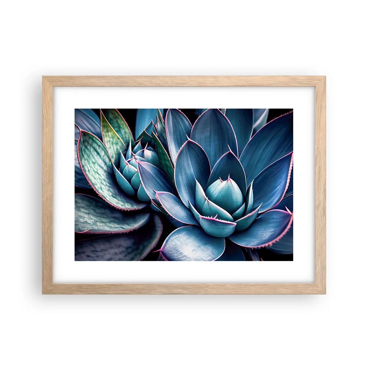 Affiche dans un chêne clair - Poster - Force vital - 40x30 cm