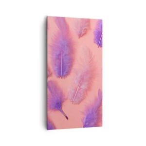 Impression sur toile - Image sur toile - Oiseau de désir lilas - 55x100 cm