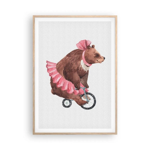 Affiche dans un chêne clair - Poster - Quel cirque ! - 70x100 cm