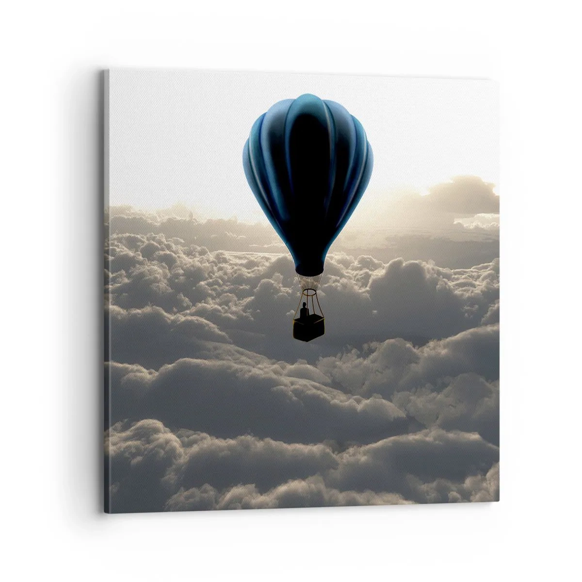 Impression sur toile - Image sur toile - Un vagabond au dessus des nuages - 70x70 cm