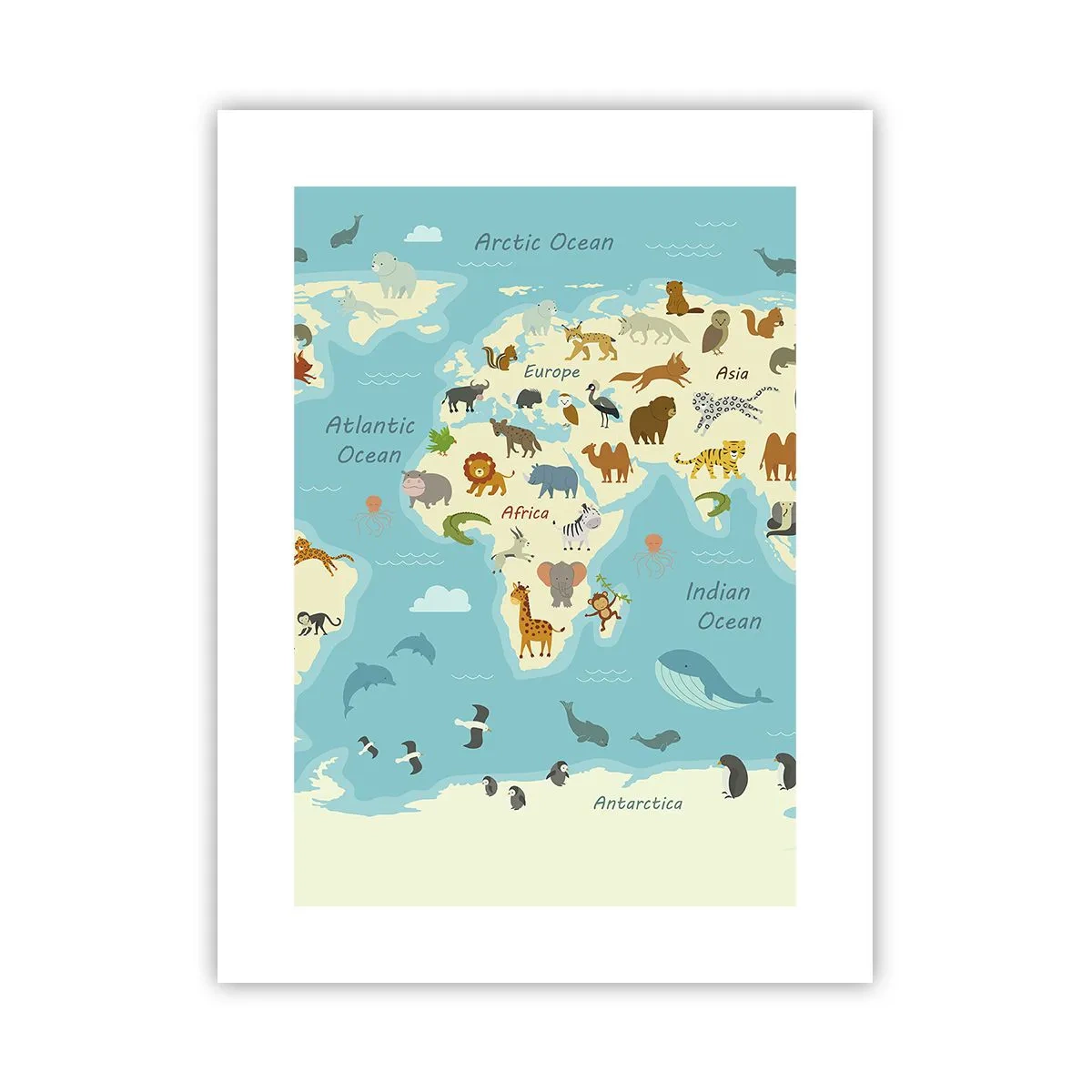 Affiche - Poster - De bons voisins - 30x40 cm