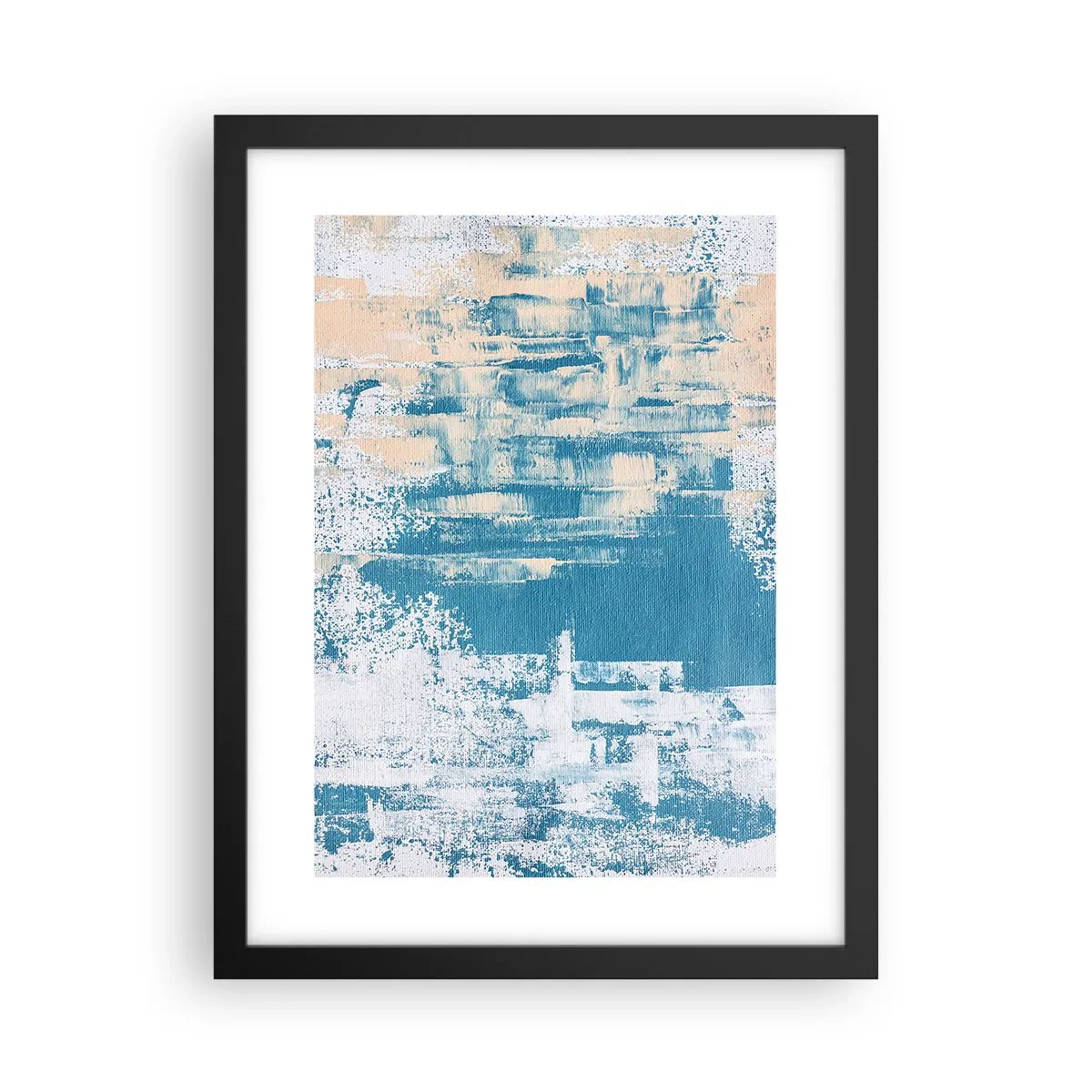 Affiche dans un cadre noir - Poster - À travers un iceberg - 30x40 cm