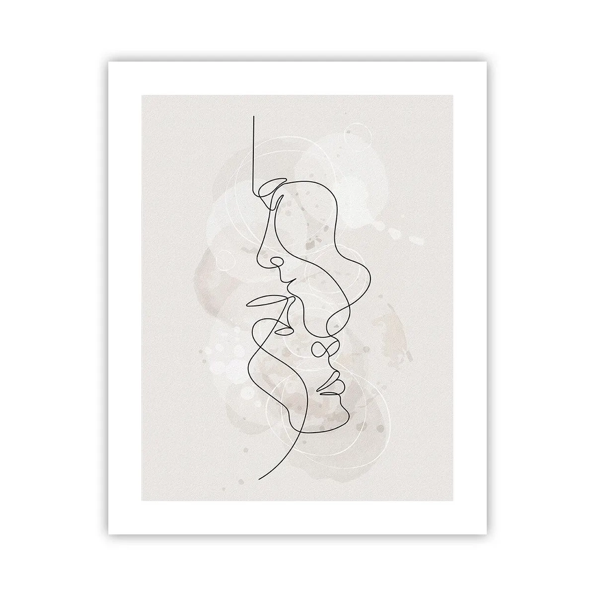 Affiche - Poster - Emmêlé dans une étreinte - 40x50 cm