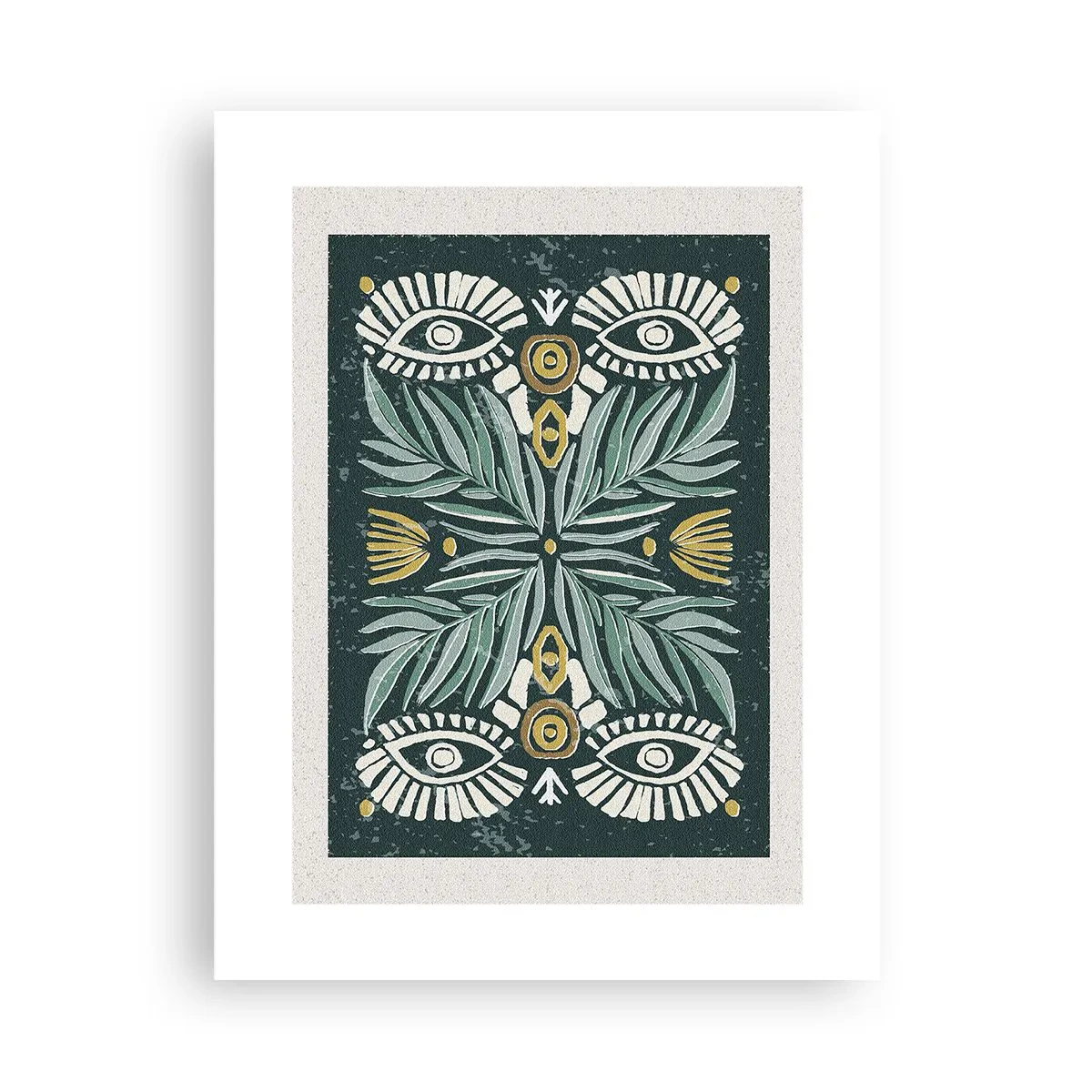 Affiche - Poster - Comme une découpe folklorique - 30x40 cm