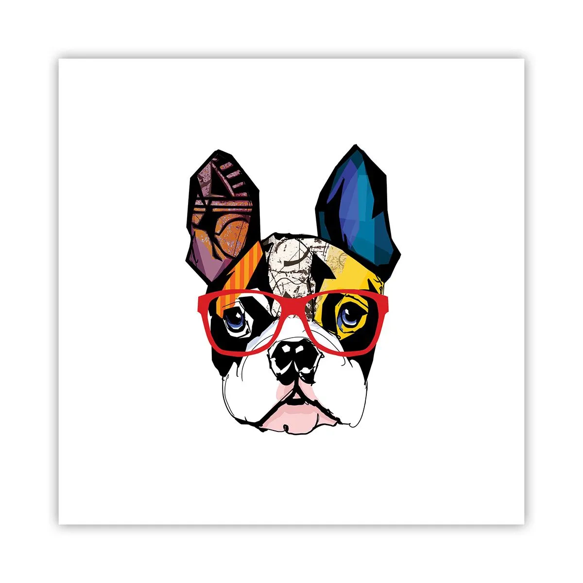 Affiche - Poster - Intellectuel - 30x30 cm